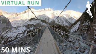 Virtual Running Videos For Treadmill With Music | Virtual Run Mountain