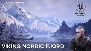 Viking Nordic Fjord 3D Environment training [Unreal Engine 5]