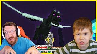 Vefa İlk Defa Oyunu Bitirdi, End Dragon’u Kesti! (Minecraft)