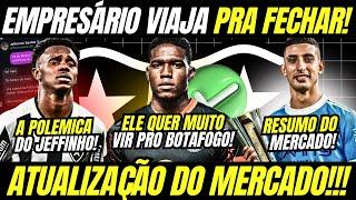 ️EMPRESÁRIO DE HENRY MOSQUERA VIAJA PARA FECHAR IDA DO ATLETA PRO BOTAFOGO | POLEMICA JEFFINHO