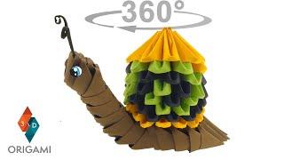 3D Origami - Snail 360°