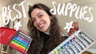 My Favorite Art Supplies | karissabrielle