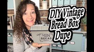 Vintage Bread Box Dupe - Under $3.50!