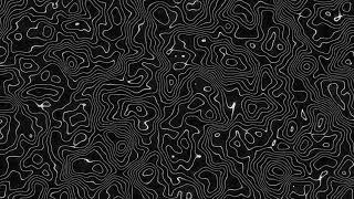 1 Hour of Dark Abstract Height Map Pattern || Loop Animation