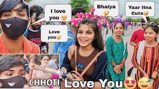 Cute girls Reaction Video || Chandan Raj VINES || Cute girl prank video || My first vlog 2025