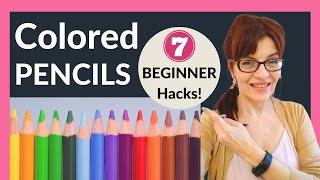 Colored Pencil Tutorial For Beginners (7 EASY hacks!)