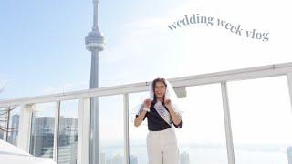 bachelorette in toronto, menu-tasting & bridal hair trial | wedding planning vlog