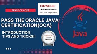 Oracle Java Certification | OCA Crash Course - Introduction, Tips, Strategy | #java #javatutorial