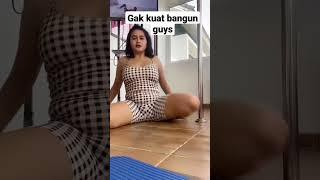 Tante kecapean guys... #tante #gym #fitness #olahraga