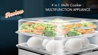 #Review 4 in1 multicooker: Multifunctional ideally suited to steam vegetables, rice & reheat food