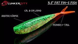 Lunker City 3.5"Fat Fin S Fish  - Teaser