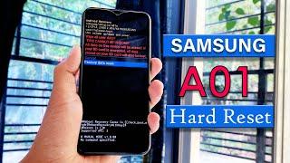 How To Reset Samsung Galaxy A01 Hard Reset  || Factory Reset