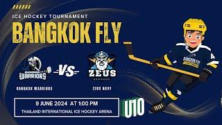 BANGKOK WARRIORS vs ZEVS NAVY // U10 // #2024 Bangkok Fly Ice Hockey Tournament