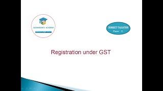 Registration under GST (Tutorial in Tamil)