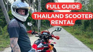 How To RENT a Scooter In Thailand | FULL GUIDE | Tips and Advice!