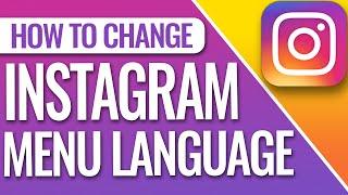 How To Change Default Language In Instagram