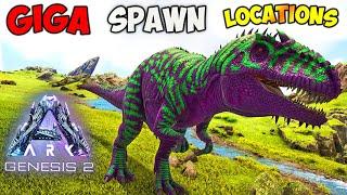 ARK Genesis 2 | BEST GIGA Spawn LOCATIONS