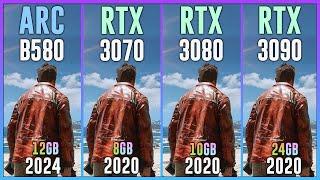 ARC B580 vs RTX 3070 vs RTX 3080 vs RTX 3090 - Test in 25 Games