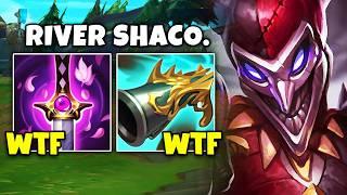 AD RIVER SHACO IS SO FUN TO PLAY!! (NUCLEAR BACKSTABS)