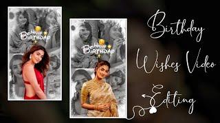 Birthday Video Editing in Inshot 2025 | Black and White Birthday Video Editing in Inshot Tamil