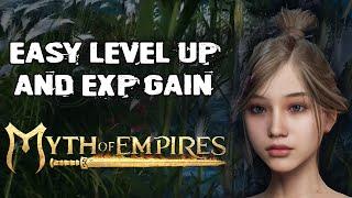 Myth of Empires how to level up fast and get EXP the easy way