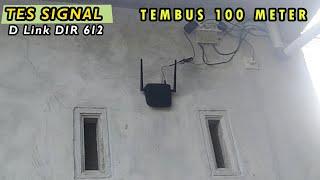 ROUTER MURAH PANCARAN TEMBUS 100 METER, DLINK DIR 612