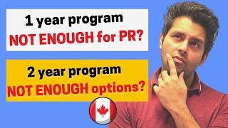 Should you study 1 year or a 2 year program? What's the best option for international student?