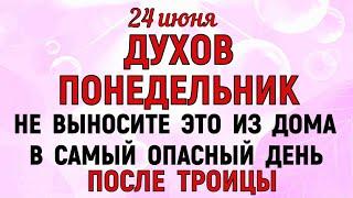 24 июня Духов День. Что нельзя делать 24 июня Духов День. Народные традиции и приметы Дня.