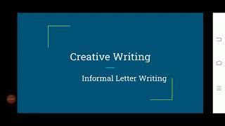 English Creative Writing January 2021