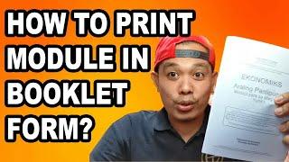 BOOKLET PRINTING | MODULE PRINTING | The Printing Shock | Marlon Ubaldo