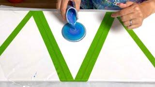 Learn 7 Fluid Art Techniques In 1 Painting ~ GREAT FOR BEGINNERS ~ acrylic paint pouring