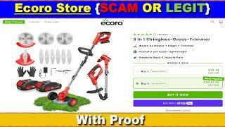 Ecoro Store Reviews (June 2024) - Is This An Authentic Site? Find Out! | Website Scam Detector