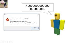 ROBLOX International Problem Error Code 6