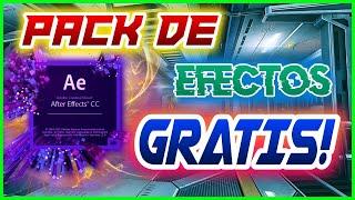 PACK DE EFECTOS GRATIS PARA AFTER EFFECTS CC 2024 + TUTORIAL PARA APLICAR EFECTOS