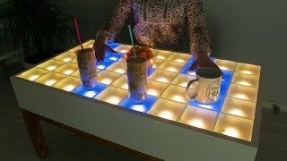 DIY Interactive LED Coffee Table - Arduino Project
