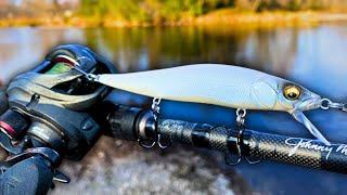 Jerkbait Fishing for BIG River Smallies - Megabass Vision 110