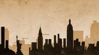 New York Cityscape paper texture animation - Free motion graphics // 50fps