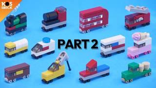 Lego Micro City Cars Mini Vehicles - Part 2 (Tutorial)