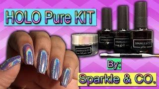 Holographic Powder: Ez Dip Nails Deluxe Holo Pure Kit Review