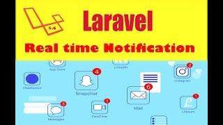 Laravel 5.6 Notification with real time  using pusher path 1