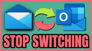 How To STOP Mail App SWITCHING To New Outlook Problem In Windows 11 (QUICK & EASY)