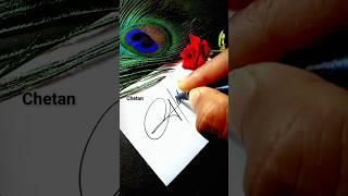 c letter signature️#chetan#calligraphy#shorts#shortvideo#youtubeshorts#handwriting#viral#viralvideo