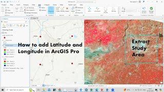 How to Create Study Area Shape from Latitude and Longitude and Extract Study Area