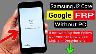 Samsung J2 Core (J260) FRP Lock Reset/Google Account Bypass |Android 8.1.0 |Without PC