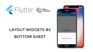 Flutter  Tutorial - Layout Widgets #4 Bottom Sheet (Modal)