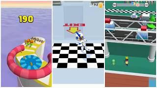 RUN PARTY vs FUN RACE 3D vs ROAD RACE 3D - STAY AT HOME AND PLAY GAMES WITH MUSIC - GAMERZ TOPER