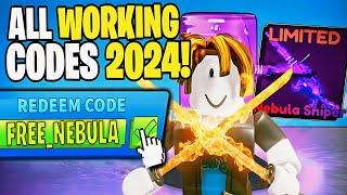 *NEW CODES* ALL WORKING CODES FOR BLADE BALL HOW TO GET FREE NEBULA SNIPER! BLADE BALL CODES!