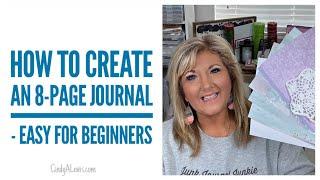 How to Create an 8-Page Journal - Easy for Beginners