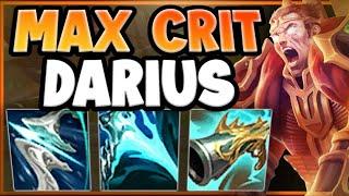 FULL CRIT BUILD + DARIUS W = ATOMIC NUKE STRAT! DARIUS SEASON 11 TOP GAMEPLAY! League of Legends