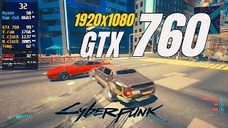 GTX 760 / Cyberpunk 2077  / 1080p / Low ( Resolution Scaling 65% & 100% )